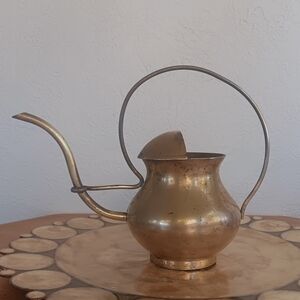 Slim Spout Vintage Brass Watering Can